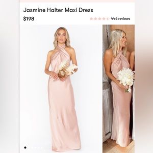 SHOW ME YOUR MUMU - Jasmine Halter Maxi Dress